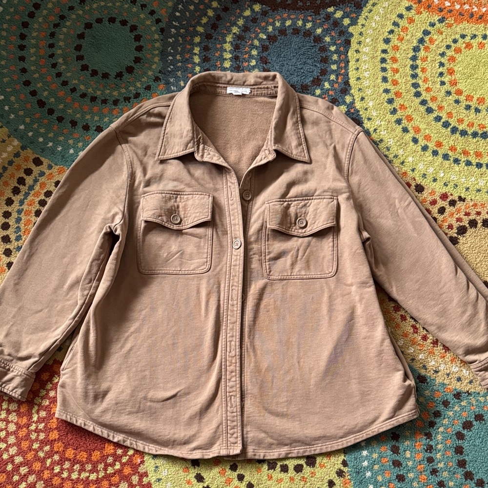 Good American Tan Utility Jacket